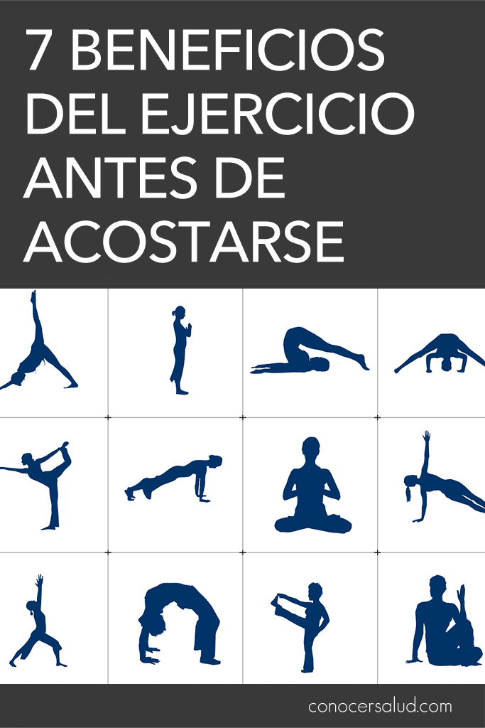 7 Beneficios del ejercicio antes de acostarse