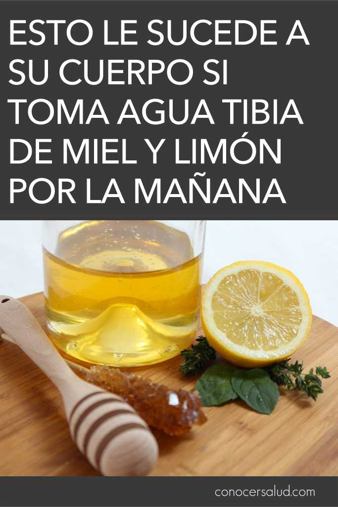 Esto es lo que le sucede a su cuerpo si toma agua tibia de miel y limón por la mañana