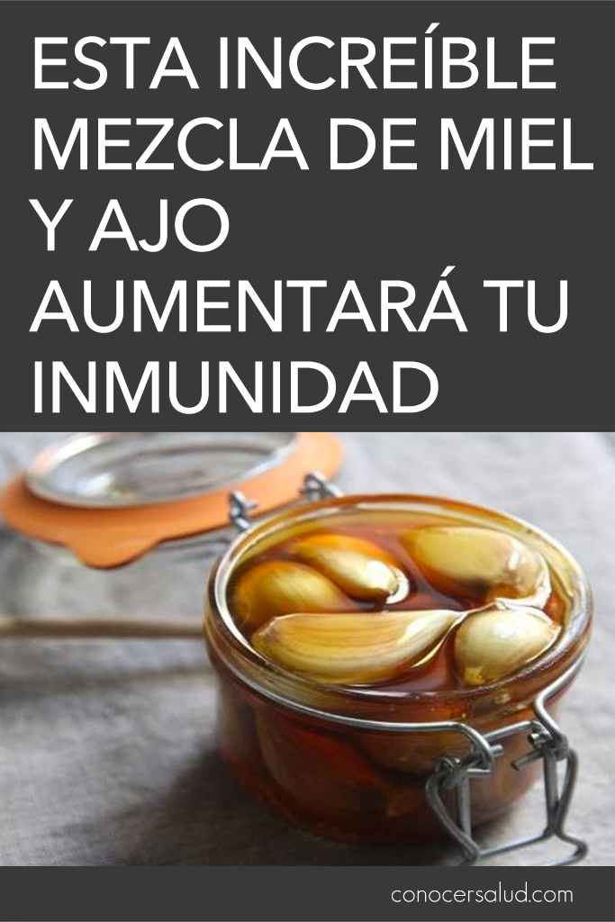 Esta increíble mezcla de miel y ajo aumentará tu inmunidad