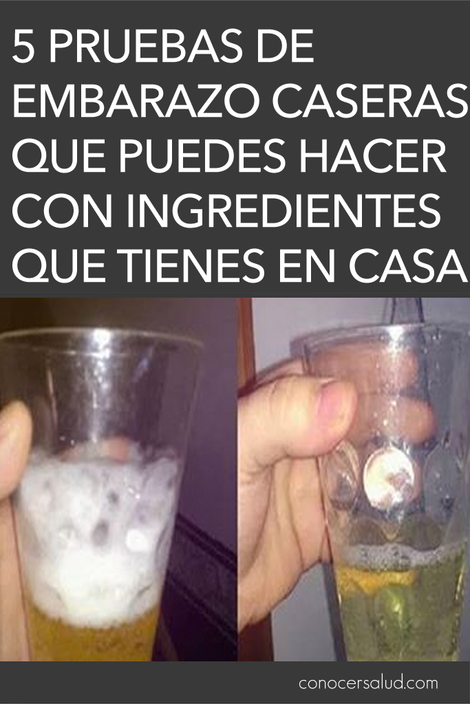 5 pruebas de embarazo caseras que puedes hacer con ingredientes que tienes en casa