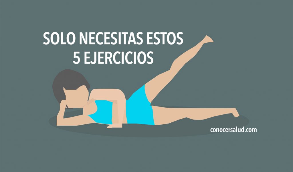 Los únicos 5 ejercicios que vas a necesitar para que todo tu cuerpo esté en forma