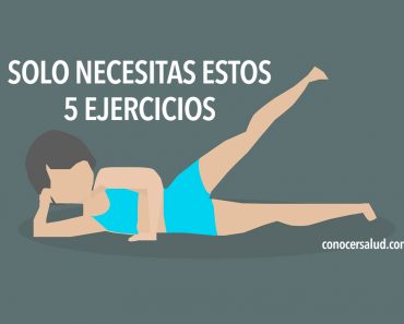 Los únicos 5 ejercicios que vas a necesitar para que todo tu cuerpo esté en forma