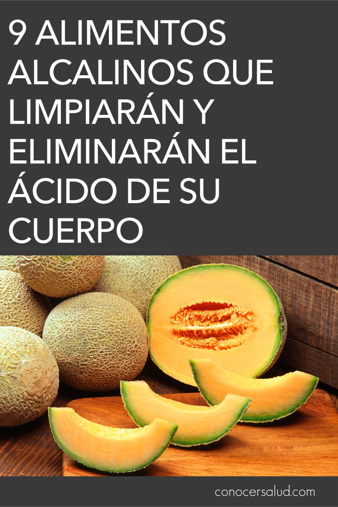 9 Alimentos alcalinos que limpiarán y eliminarán el ácido de su cuerpo