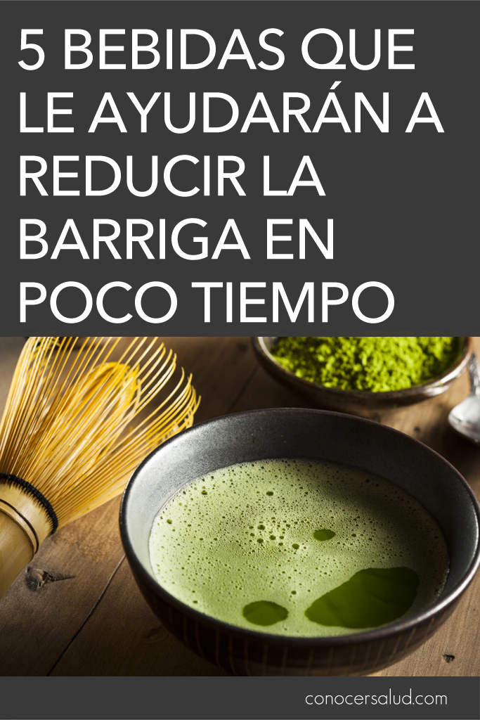 5 bebidas que le ayudarán a reducir la barriga en poco tiempo