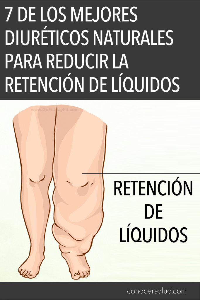 7 de los mejores diuréticos naturales para reducir la retención de líquidos