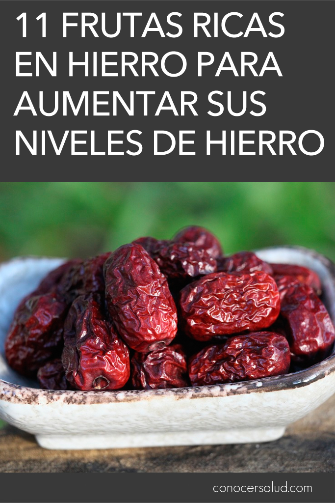 11 frutas ricas en hierro para aumentar sus niveles de hierro