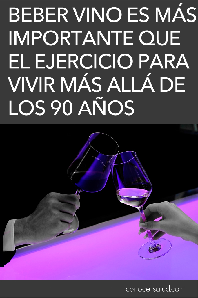 Estudio: Beber vino es más importante que el ejercicio para vivir más allá de los 90 años