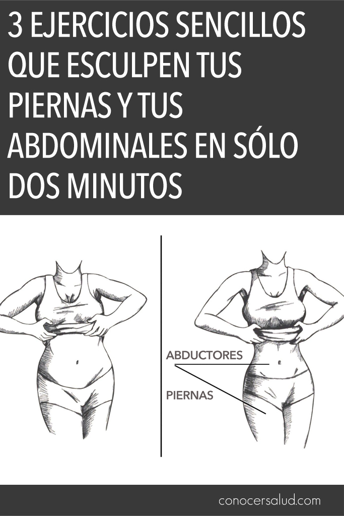 3 Ejercicios sencillos que esculpen tus piernas y tus abdominales en sólo dos minutos