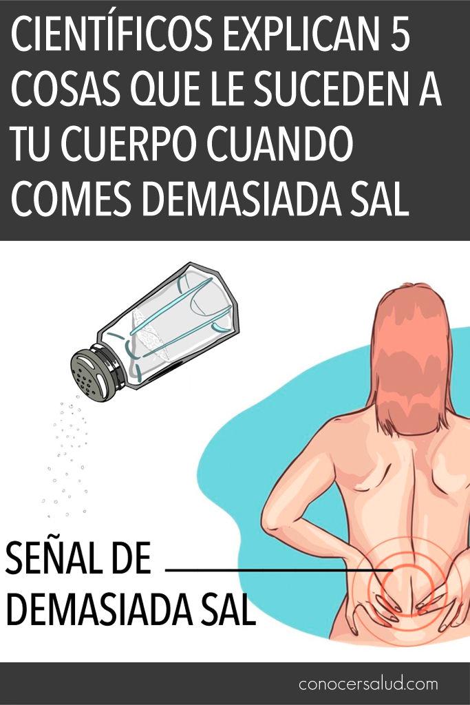 Científicos explican 5 cosas que le suceden a tu cuerpo cuando comes demasiada sal