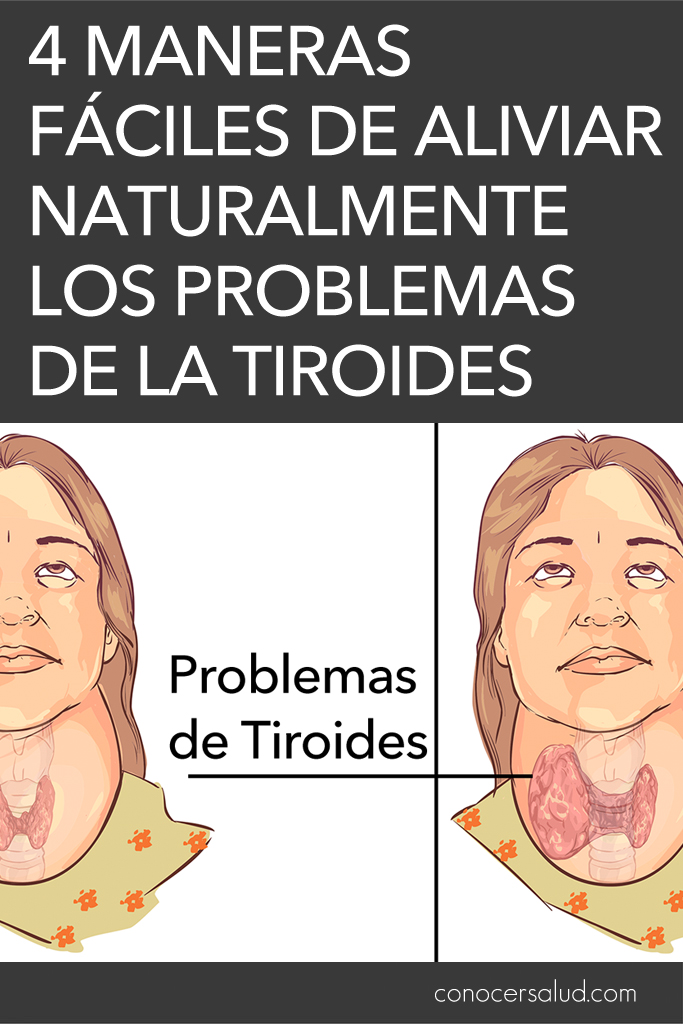 4 maneras fáciles de aliviar naturalmente los problemas de la tiroides
