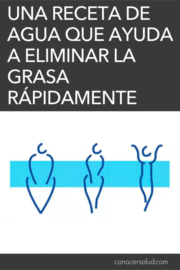 Una receta de agua que ayuda a eliminar la grasa rápidamente