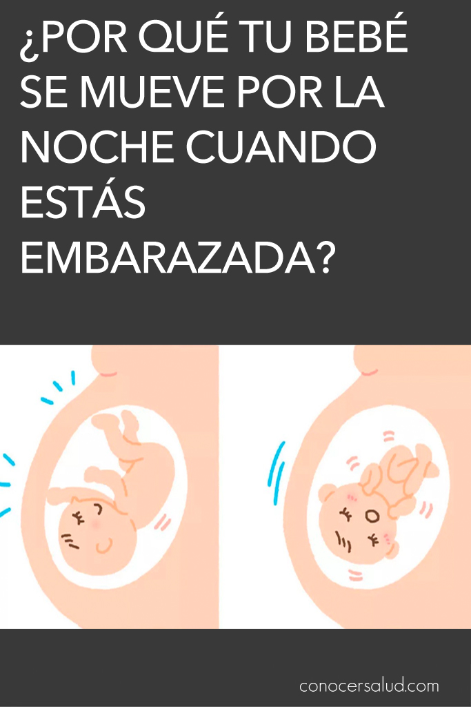 ¿Por qué tu bebé se mueve por la noche cuando estás embarazada?