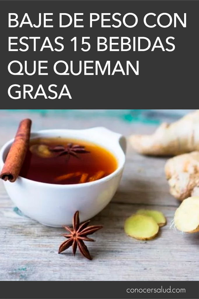 Baje de peso con estas 15 bebidas que queman grasa