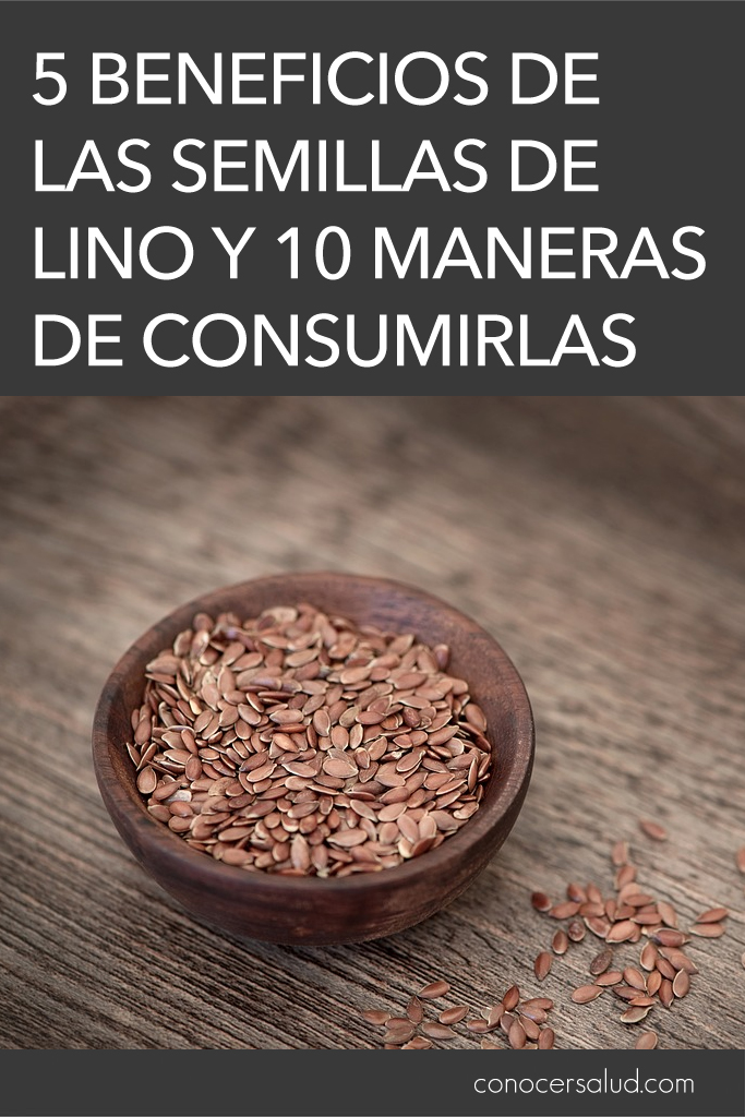 5 beneficios de las semillas de lino y 10 maneras de consumirlas