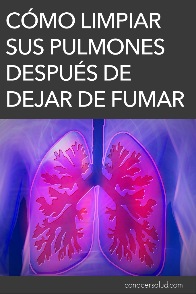 Cómo limpiar sus pulmones después de dejar de fumar