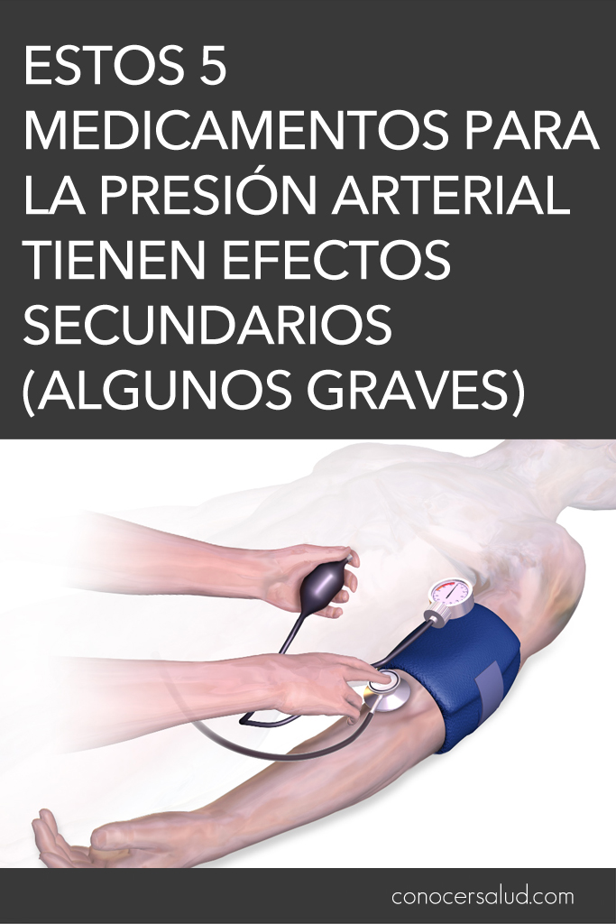 Estos 5 medicamentos para la presión arterial tienen efectos secundarios (algunos graves)