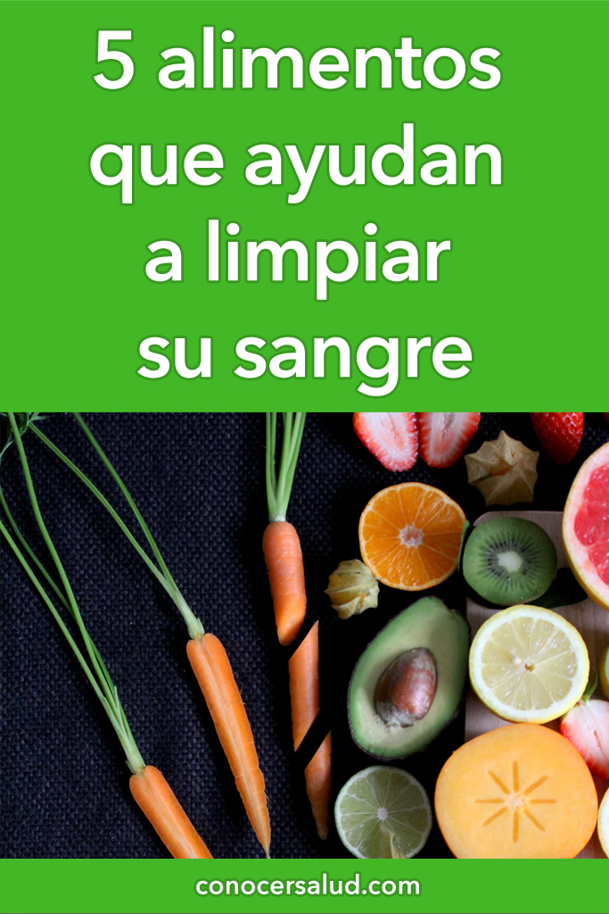 5 alimentos que ayudan a limpiar su sangre