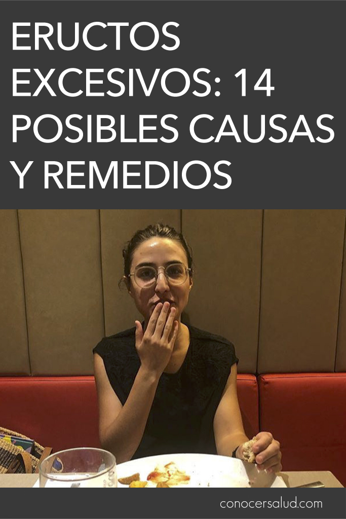 Eructos excesivos: 14 Posibles causas y remedios