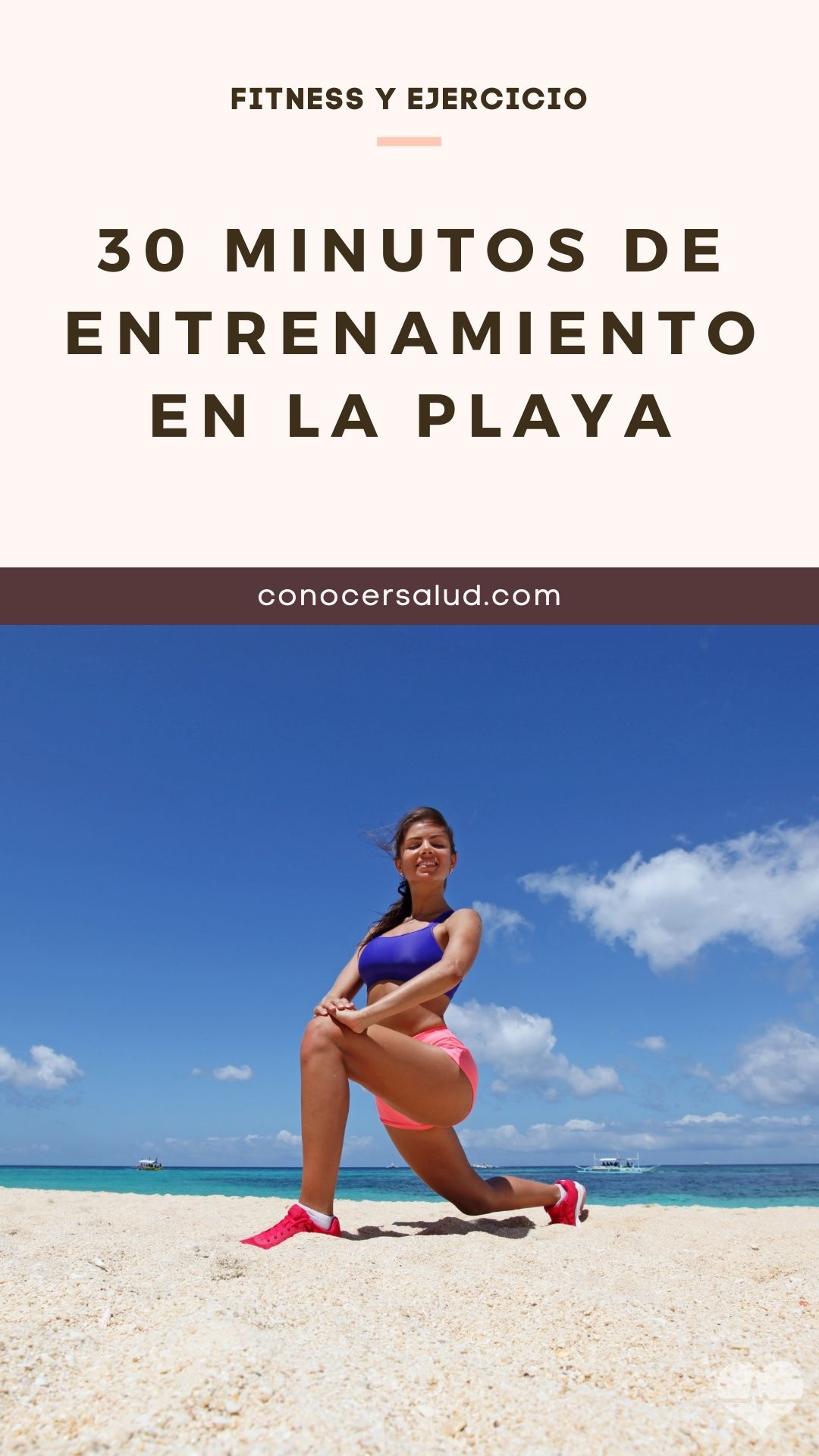 30 minutos de entrenamiento en la playa