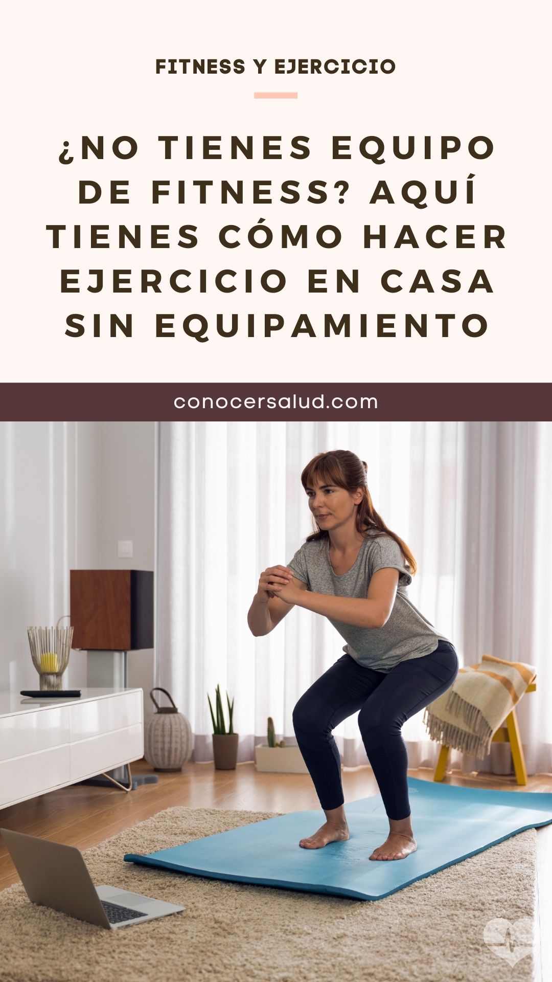 ¿No tienes equipo de fitness? Aquí tienes cómo hacer ejercicio en casa sin equipamiento