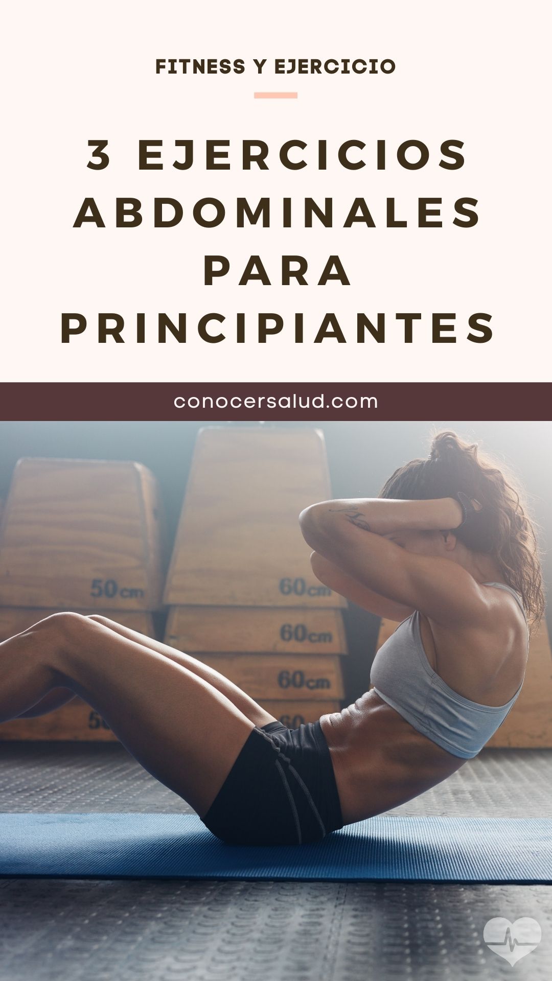 3 Ejercicios abdominales para principiantes