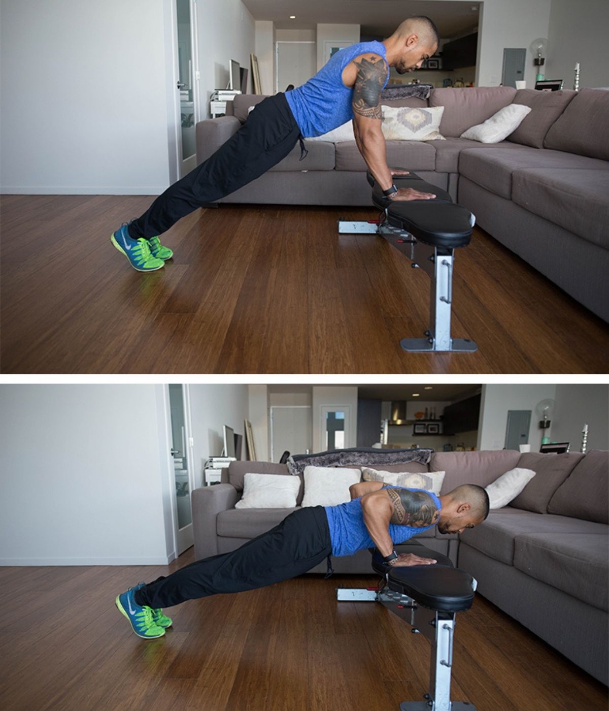 Mejora las flexiones estándar con estos 3 tipos de flexiones