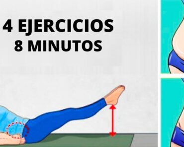 4 Ejercicios sencillos para conseguir unos abdominales impresionantes en 8 minutos