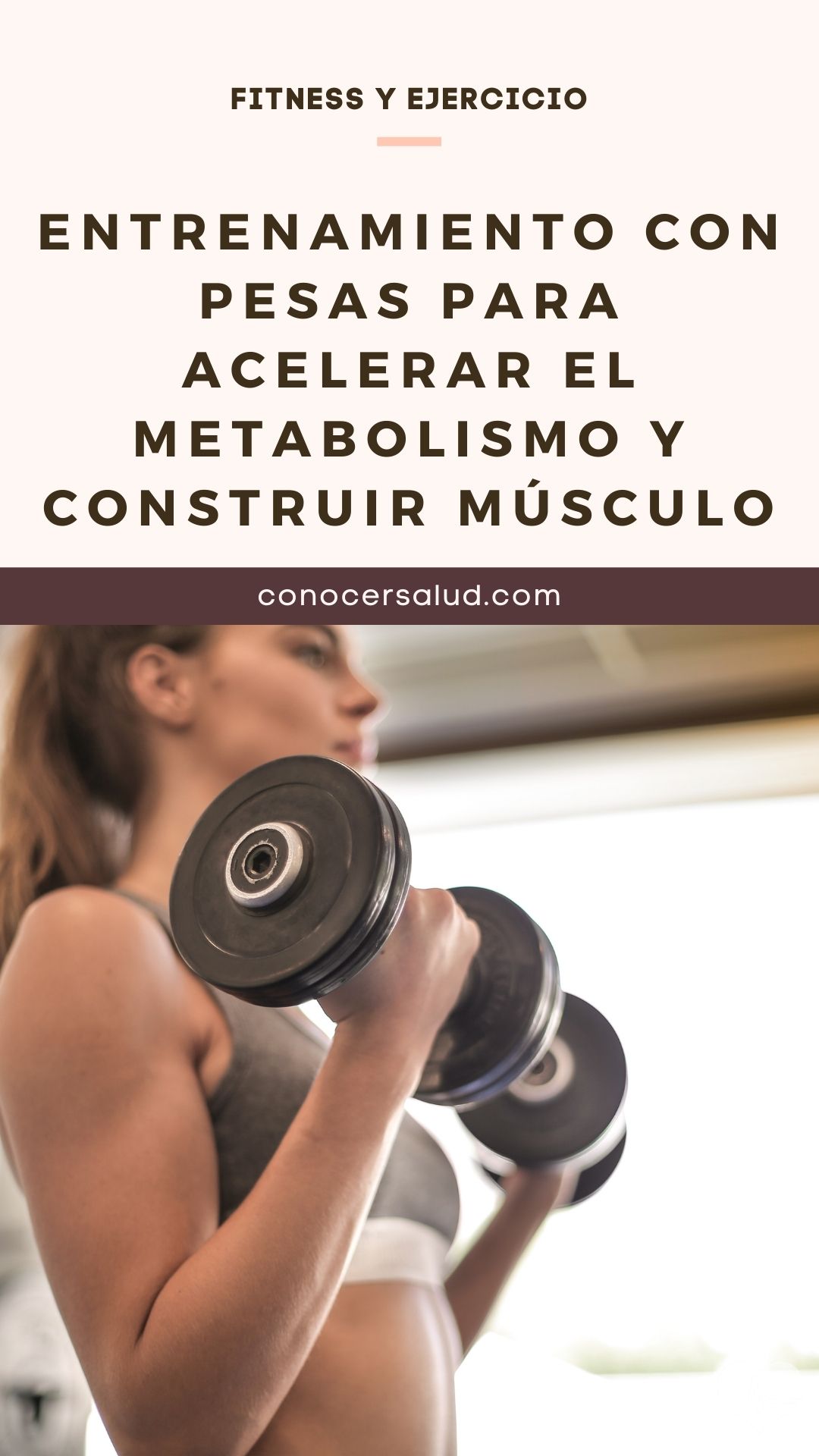 Entrenamiento con pesas para acelerar el metabolismo y construir músculo