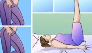 3 minutos de ejercicios en la cama para eliminar la grasa y tonificar los muslos
