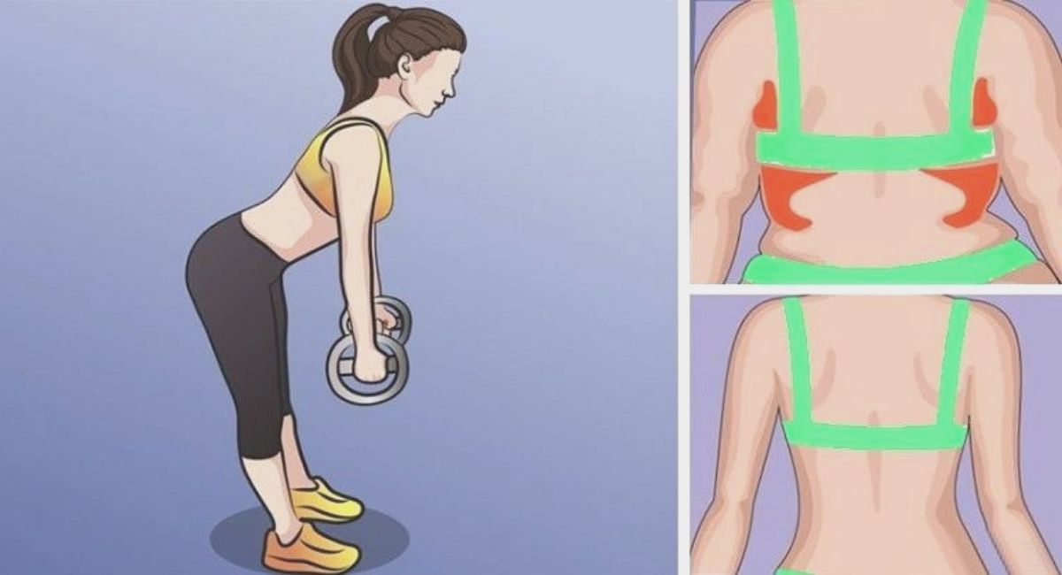 6 ejercicios para eliminar grasa debajo del sujetador