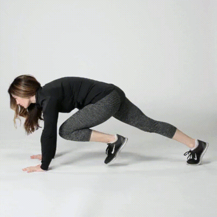 Mountain climbers 30-day challenge to get a slim body