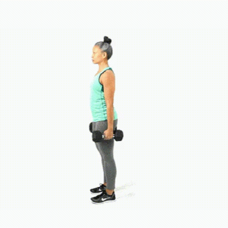 Reverse lunge with dumbbells exercise The Only 5 Exercises You Need for Toned Thighs