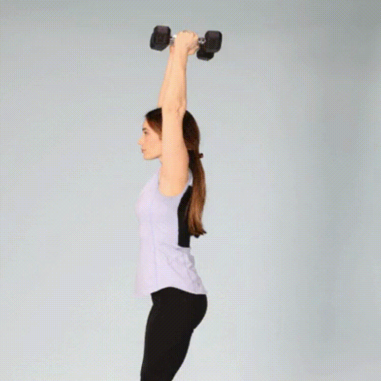 exercise Dumbbell triceps extension 10-Minute Dumbbell Arm Toning Workout