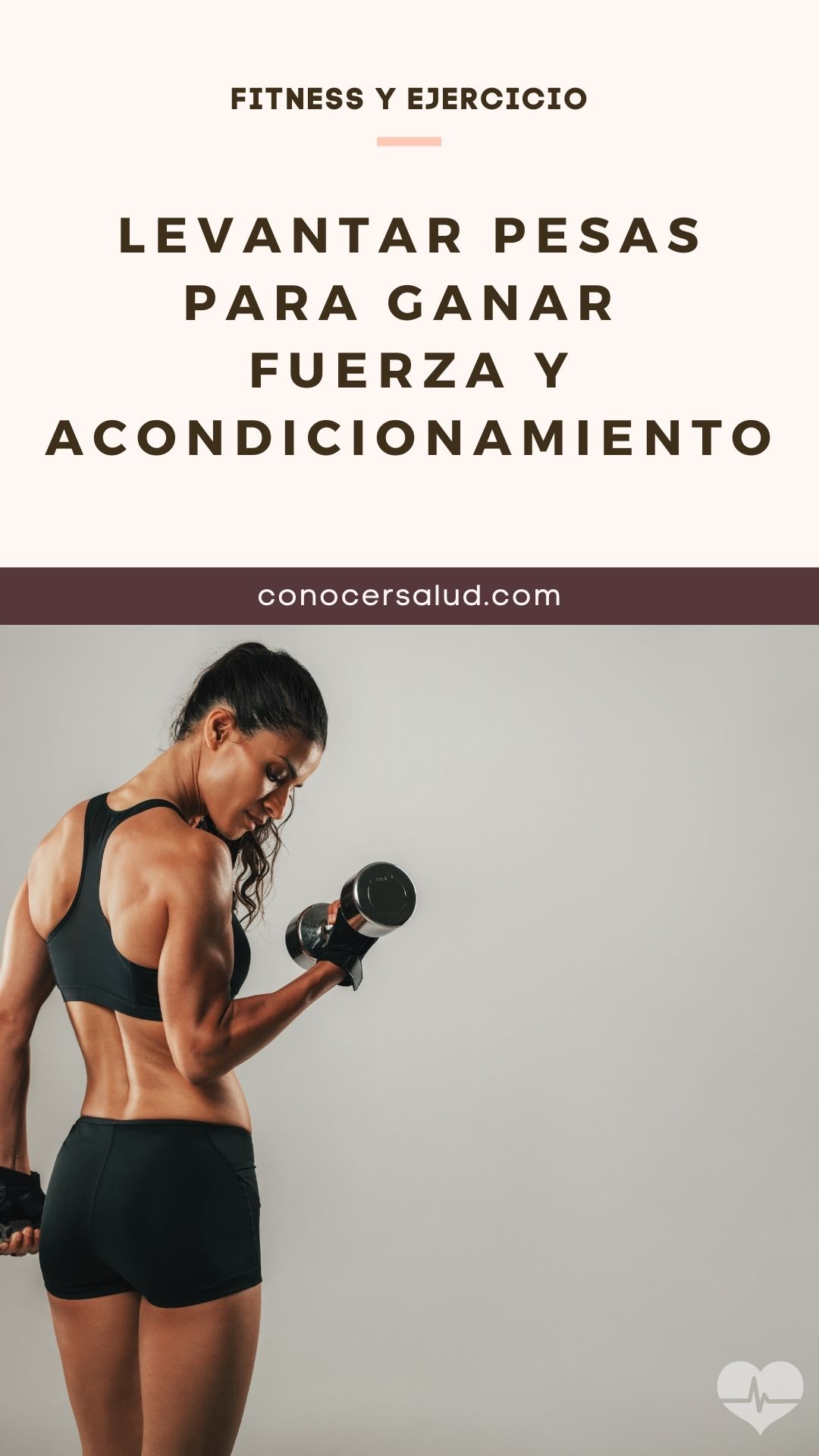 Levantar pesas para ganar fuerza y acondicionamiento