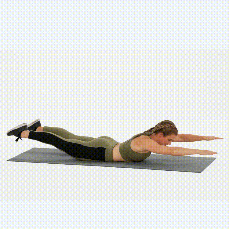 Pilates Swimming Exercise 8 exercises to lose side fat in 4 weeks