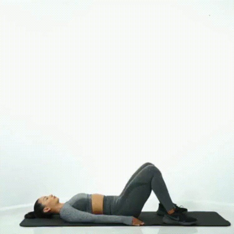 Glute bridges exercise 8 exercises to lose side fat in 4 weeks