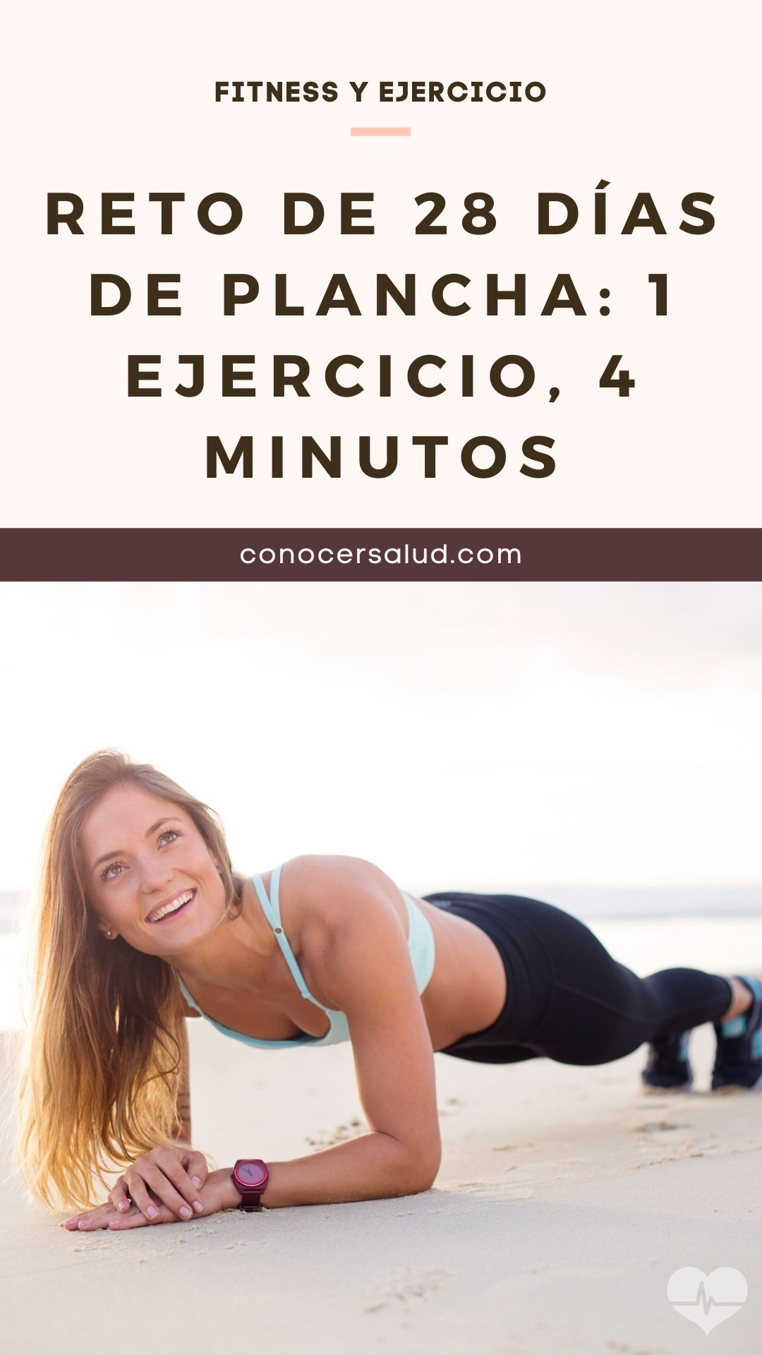 Reto de plancha de 28 días: 1 ejercicio, 4 minutos
