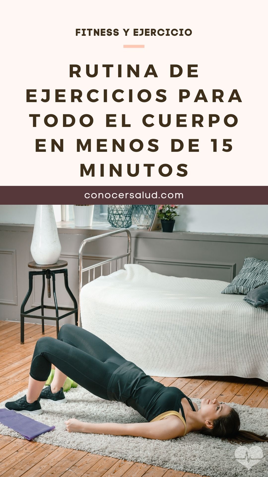 Rutina de ejercicios para todo el cuerpo en menos de 15 minutos