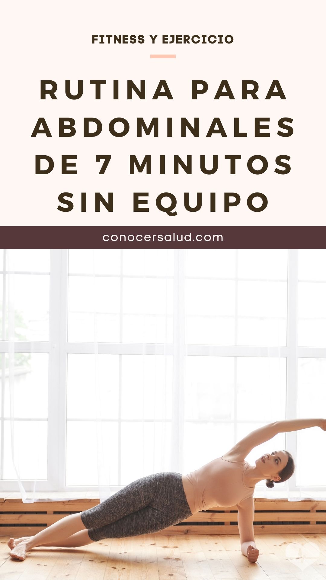 Rutina para abdominales de 7 minutos sin equipo