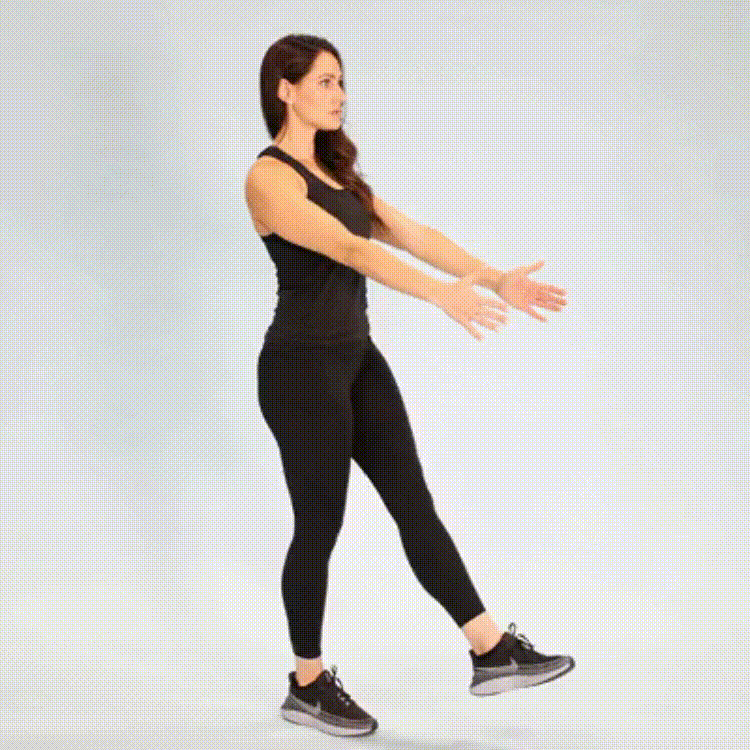 One leg squat 6 Exercises to tone your glutes and legs at home