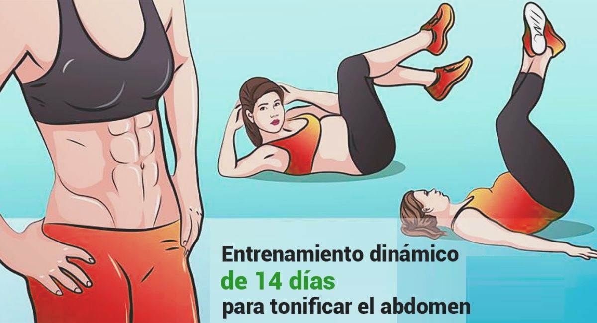 Entrenamiento dinámico de 14 días para tonificar el abdomen