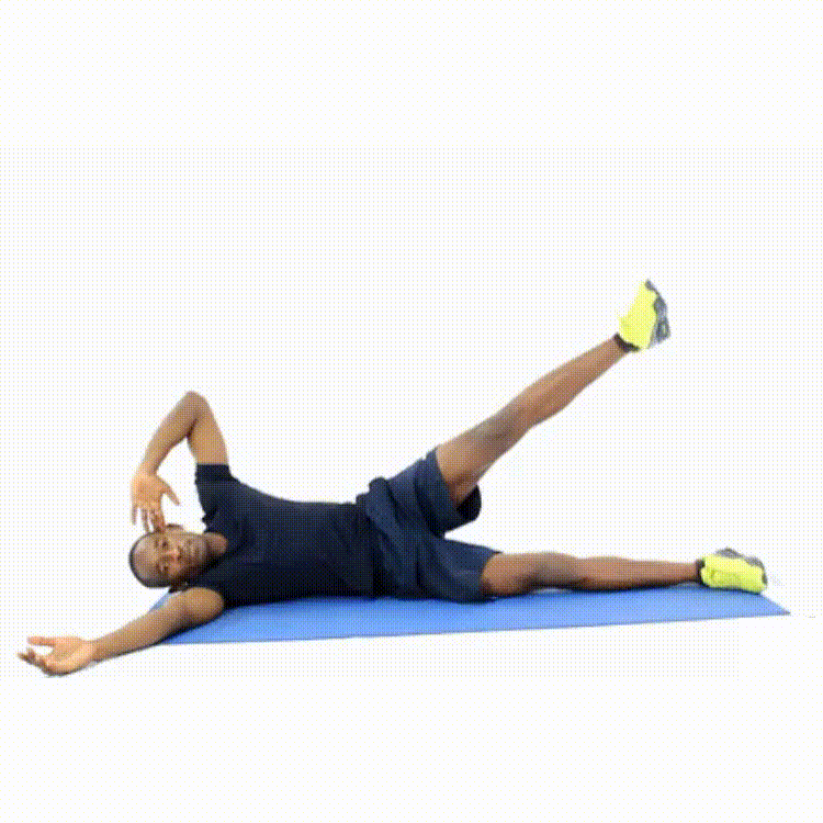 Oblique abdominal exercise with leg lift 8 exercises to lose side fat in 4 weeks
