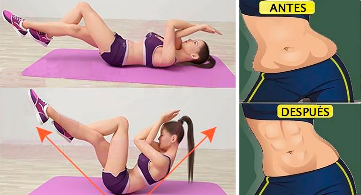 5 ejercicios de abdominales en casa que son mejores que hacer abdominales