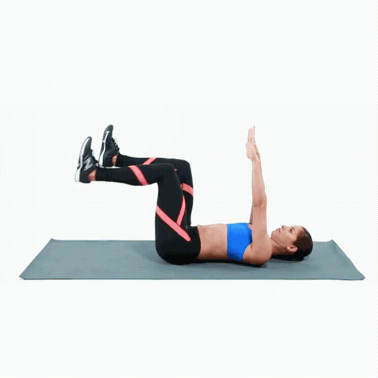 Esta es una forma súper eficiente de entrenar los abdominales y los glúteos en 10 minutos