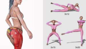 4 ejercicios para caderas, glúteos y muslos