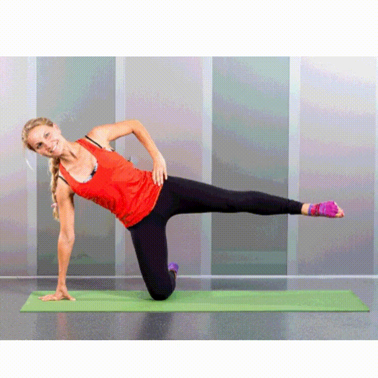 Kneeling Side Kick Three-Week Routine for Glute Transformation