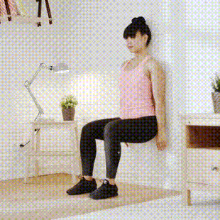 Wall squat 7 quadriceps exercises that eliminate fat and shape your thighs