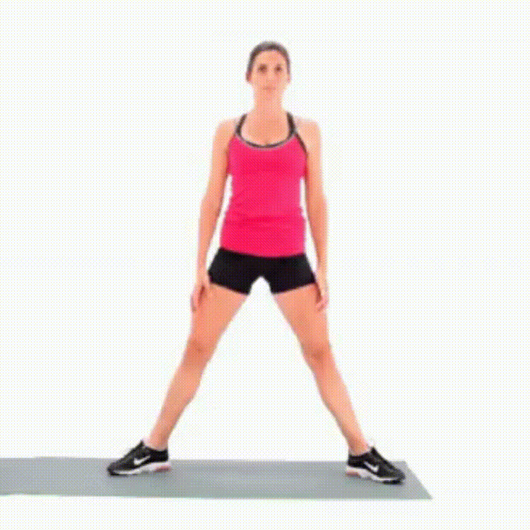Sumo squat with pulse Three-Week Routine for Glute Transformation