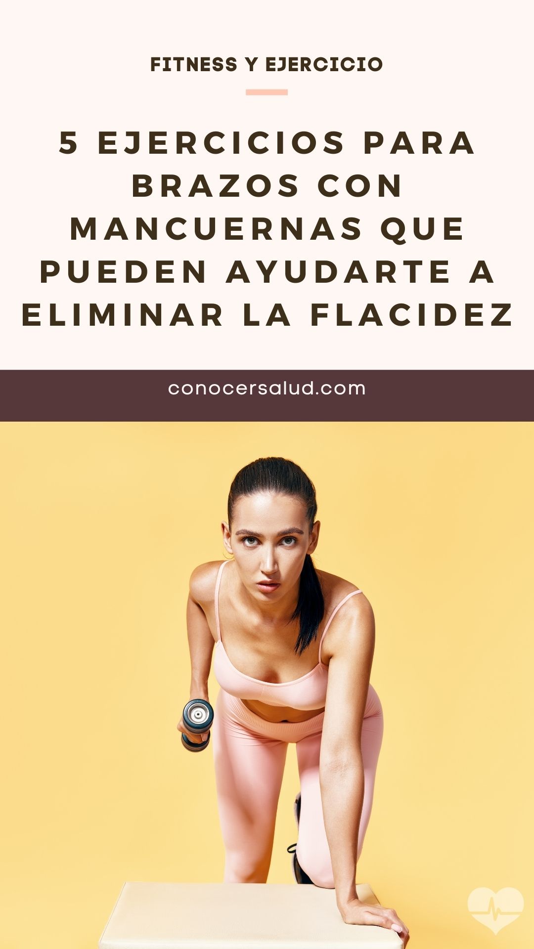 5 ejercicios para brazos con mancuernas que pueden ayudarte a eliminar la flacidez