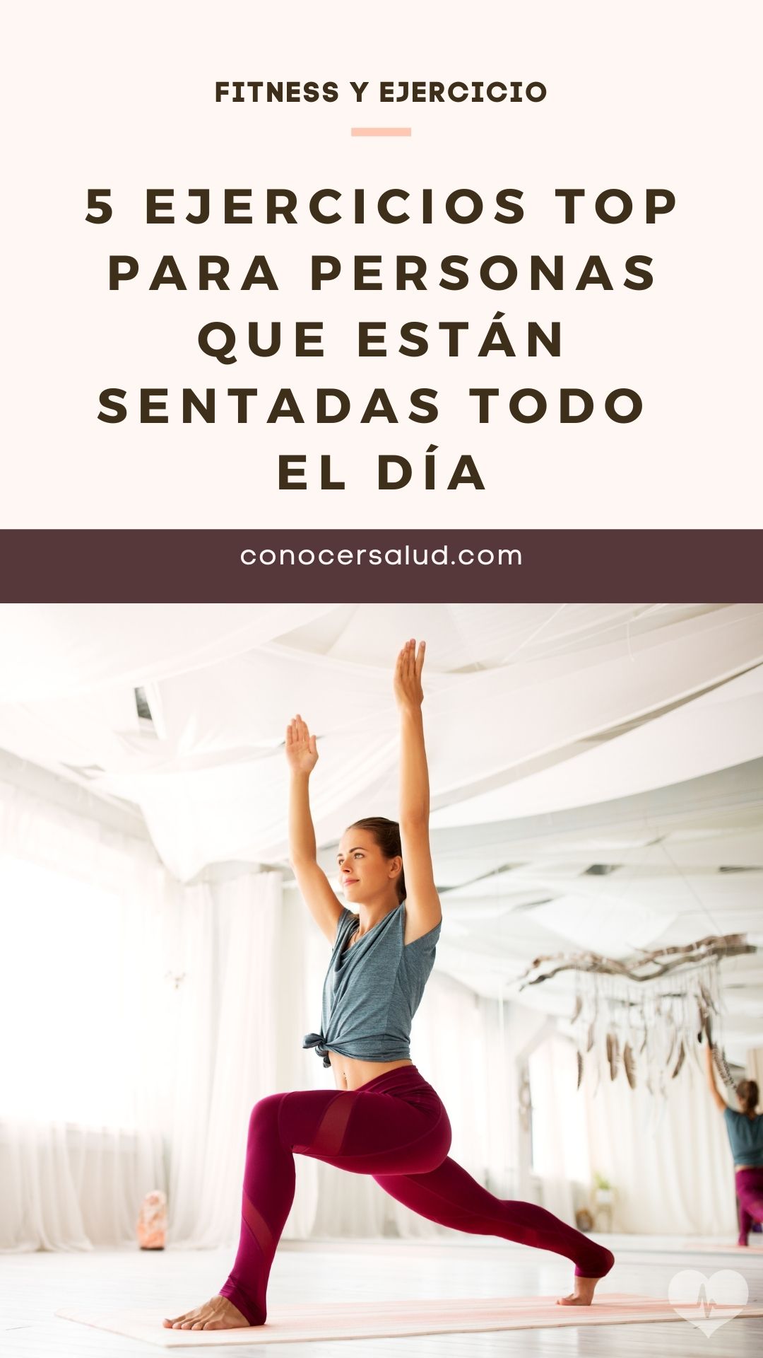 5 ejercicios TOP para personas que están sentadas todo el día